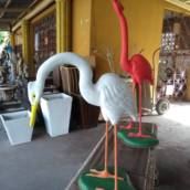 Garças Decorativas de Concreto - Preart Comércio de Premoldados & Artes, Belém, PA