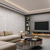 Ilha de Gesso – Design Moderno e Iluminação Direcionada – São Manuel, SP