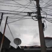 Antena Parabólica banda Ku StarOne C2 70w instalada para um ponto com receptor Multilaser na Vila Sacadura Cabral em Santo André em 28/03/25