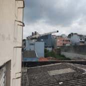 Antena Coletiva instalada em prédio para nove apartamentos no bairro Vila Alzira em Santo André em 04/04/2025