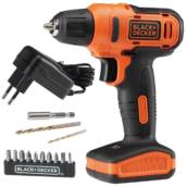 Parafusadeira Black+Decker 12V com 13 Peças - LD12S