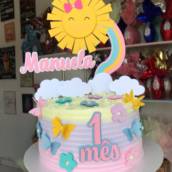 Bolo Mêsversário com Tema Personalizado – Lençóis Paulista, SP