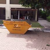 Caçamba para Reforma Residencial em Guarujá com agilidade e praticidade