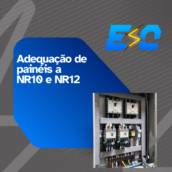 Adequação de painéis elétricos às normas NR10 e NR12.