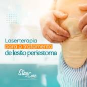 Laserterapia para o tratamento de lesão periestoma 