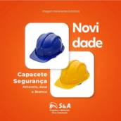 Capacete de Segurança em Avaré – Cores Amarelo, Azul e Branco