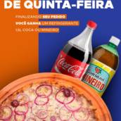 Quinta é dia de promoção na Pizzaria Hulligel!