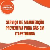 Serviço de manutenção preventiva para gás em Itapetininga