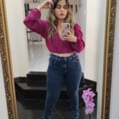 Cropped de Crepe Tamanho Único – Por R$59,00 em São Manuel