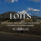 Venda de Lotes no Loteamento Alice Pereira Guimarães