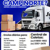 Precisa entregar em Campinorte com urgência? Fale com a Transjardel!