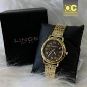 Relógio Feminino Dress Dourado - LRGM028L36