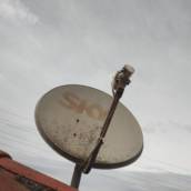 Antena Parabólica Banda Ku instalada para quatro pontos com receptores Century MidiaBox B7 no bairro Vila Linda em Santo André em 06/06/2925