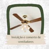 Instalação e conserto de ventiladores 
