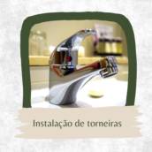 Instalação de torneiras
