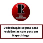 dedetização segura para residências com pets em Itapetininga