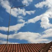 Instalação de Antena Digital Proeletronic 38 elementos instalada para três pontos no bairro Santa Terezinha em Santo André em 16/06/2025