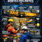 Automação de Pontes Rolantes com Segurança – Suzano, SP