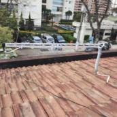 Antena Proeletronic 38 elementos instalada para dois pontos no bairro Jardim Santo André em 15/07/2025