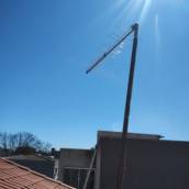 Antena Proeletronic 38 elementos instalada para quatro pontos no bairro Casa Branca em Santo André em 29/07/2025
