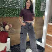 Calça Jeans Cargo 34 ao 44 – Estilo Urbano e Versatilidade em São Manuel