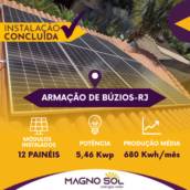 Energia Solar com Instalação Concluída em Armação de Búzios/RJ – Economia e Sustentabilidade