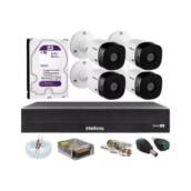 KIT 04 Câmeras / Locação - Monitoramento via Aplicativo - Santo André