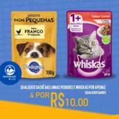 Super Ofertas: Sachês Whiskas e Pedigree em Promoção, Leve Mais e Pague Menos!