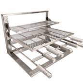 Grill Suspenso para Braseiro 50x40 – Grelha Uruguaia