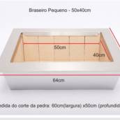 Braseiro 50x40 – Inox Duplo Blindado
