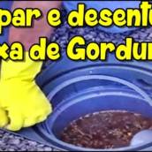 Limpeza e desentupimento de caixa de gordura