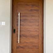 Porta Pivotante com Lambri 1500mm na cor Madeira Savana