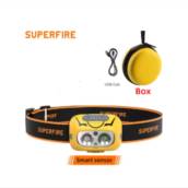 Lanterna de Cabeça Superfire Amarela – Iluminação Potente e Autonomia | Lençóis Paulista, SP
