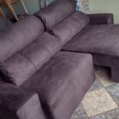 Serviço de Tapeçaria com Troca de Espumas e Tecido Suede