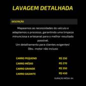 Lavagem detalhada
