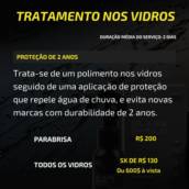 Tratamento nos vidros