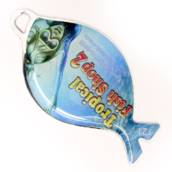 Chaveiro Chapinha Metálica COD 721 - Chapinha Peixe Pq