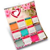 CALENDÁRIO FOLHINHA VARETADA COUCHÊ 115G