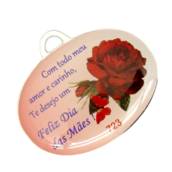Chaveiro Chapinha Metálica COD 723 - Chapinha Oval Hor.