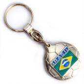 Chaveiro Medalha ou Pingente COD 548 - Bola com bandeira