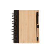 13775 Bloco de Anotações Bambu com Caneta