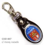 Chaveiro Couro Sintético COD 407