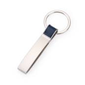 12026 Chaveiro Metal com Couro