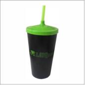 Copo Mega Iced com tampa e canudo