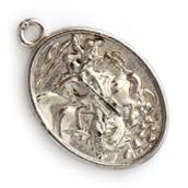 Chaveiro Medalha ou Pingente COD 536 - São jorge