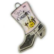Chaveiro Medalha ou Pingente COD 566 - Bota