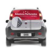 Adesivo Perfurado de Vidro Carro