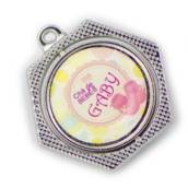 Chaveiro Medalha ou Pingente COD 568 - Giratório Sextavado