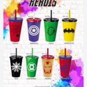 Copos temáticos 500 ml