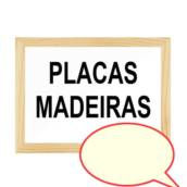Placa de Madeira 100cm